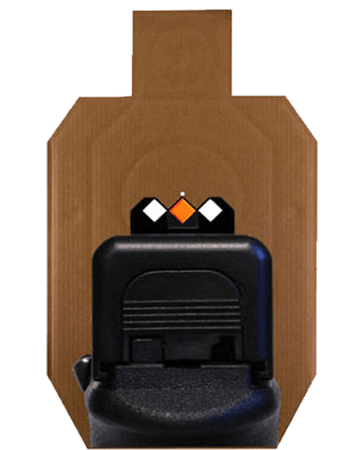 Aim Down Sights On Cardboard Sihouette Copy