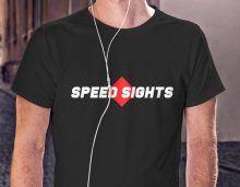 Men's T Shirt Speed Sights Logo