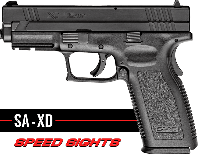 high visibility night sights for springfield XD handguns